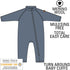 Mikk-Line Baby Wool Suit Double Zip Wool Flint Stone